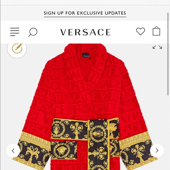 Versace Other - Brand New Unisex Versace Robe